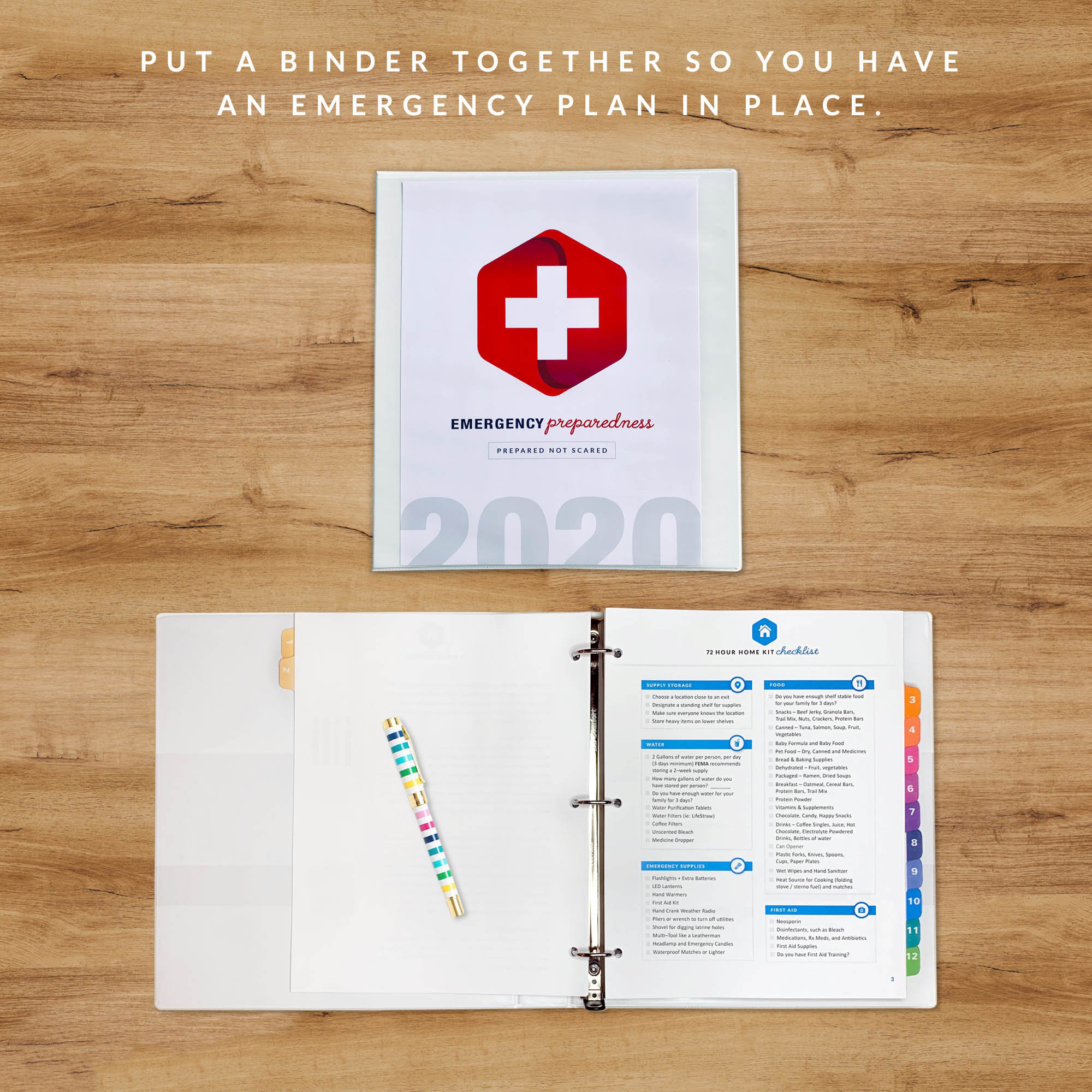 Printable Evacuation Checklist Emergency Binder Emergency Image