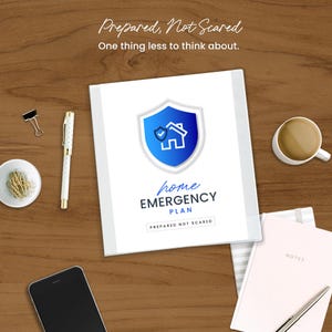 Emergency Binder Printable | Family Emergency Plan | Go Bag List ...