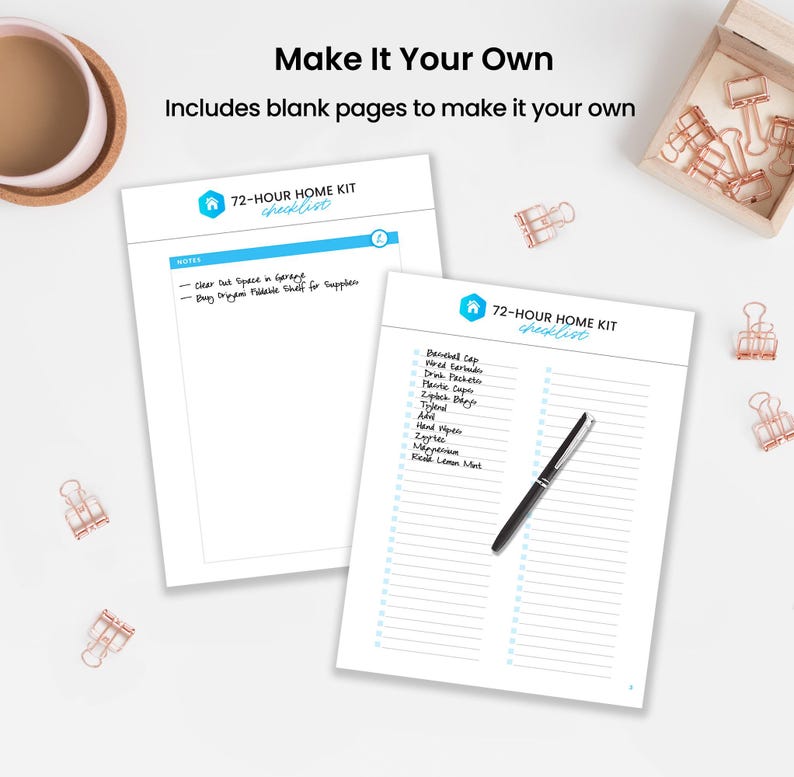 Emergency Binder Printable | Family Emergency Plan | Go Bag List ...
