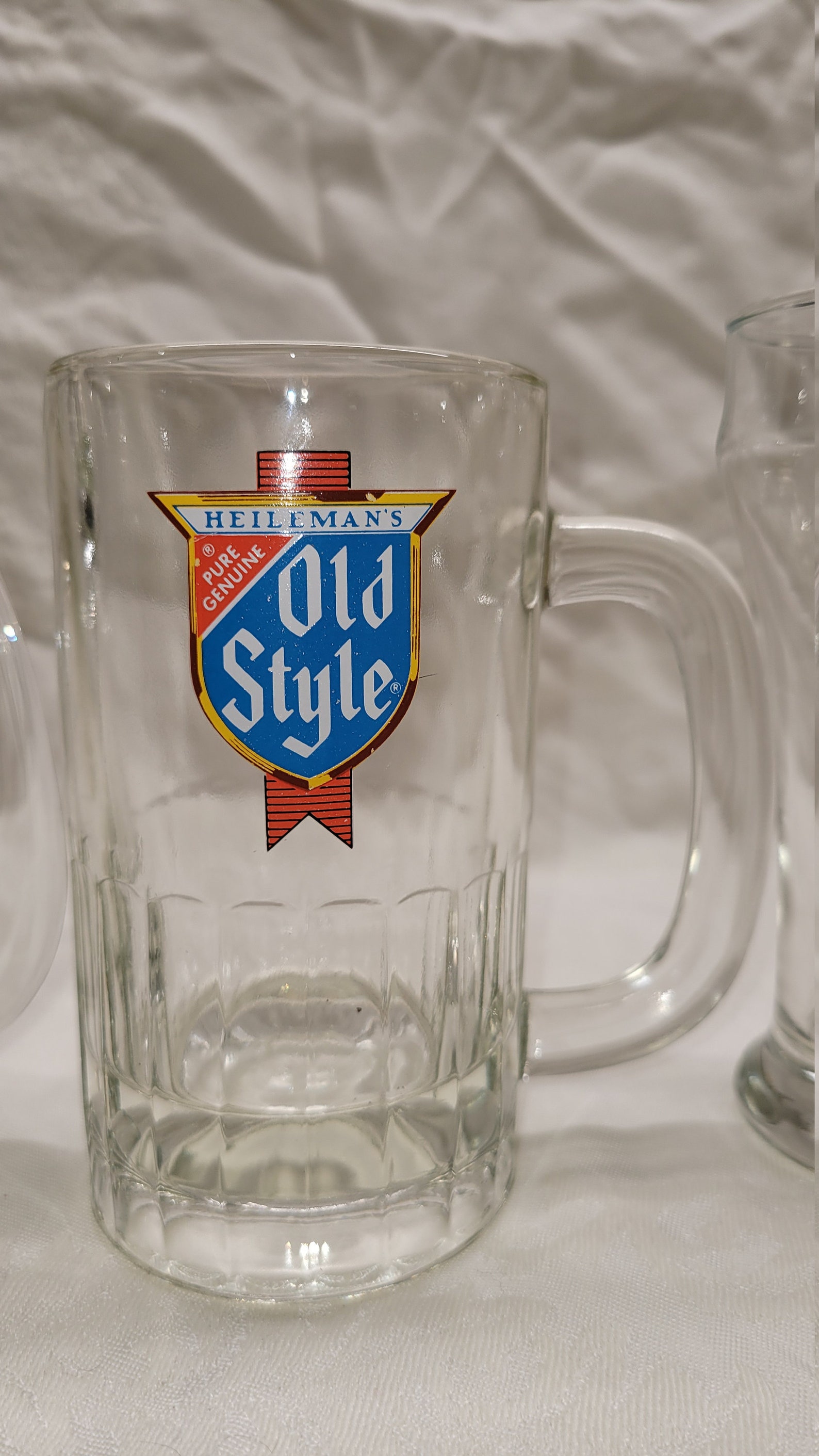 Set of 5 Different Heileman's Old Style Beer Glasses Mugs Etsy