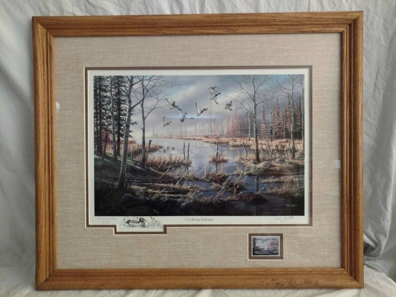 A Likely Refuge by Ken Zylla Commemorative Print North Etsy