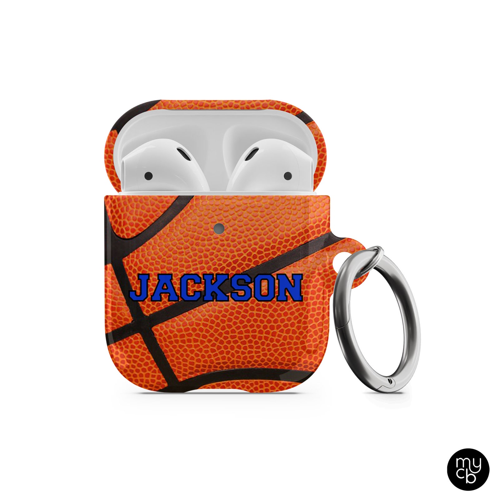 Basketball AirPod Case with name and number Great for Etsy