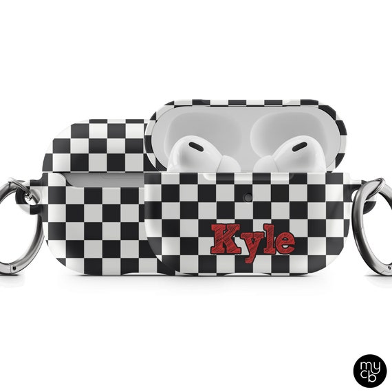 Retro Wavy Checkered Airpods 3 Case Cover Cool Airpods Pro 1 
