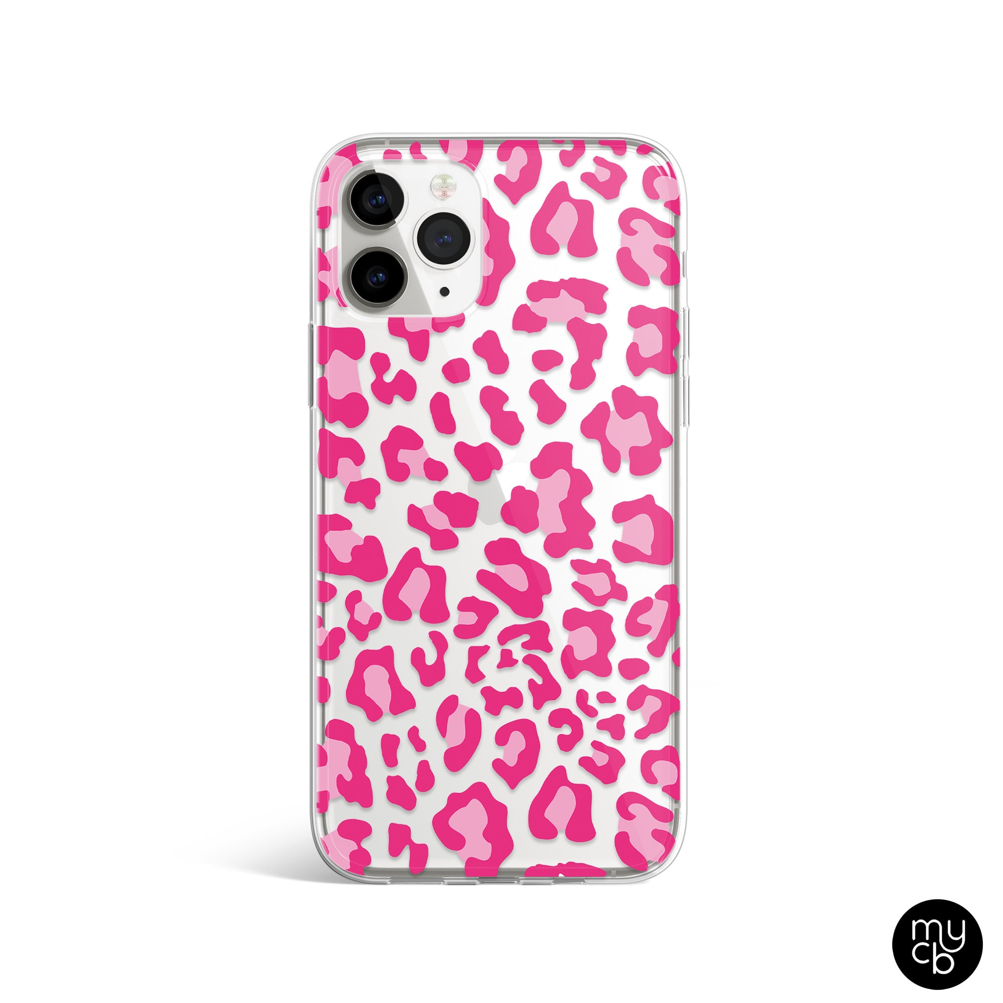 Hot Pink Leopard AirPod Case –