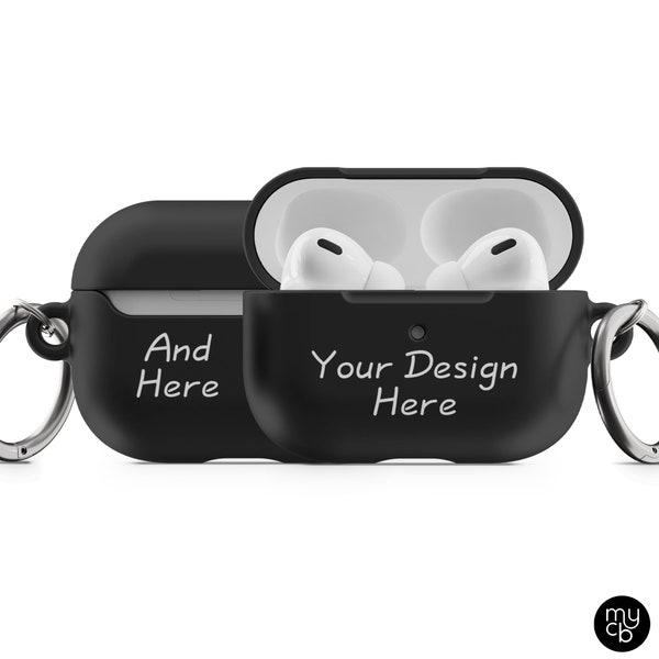 AirPod Case with Any Design, Image, or Logo, Custom Case for Apple AirPods, Prints on all sides of the Case, Fits Version 1 2 Pro!