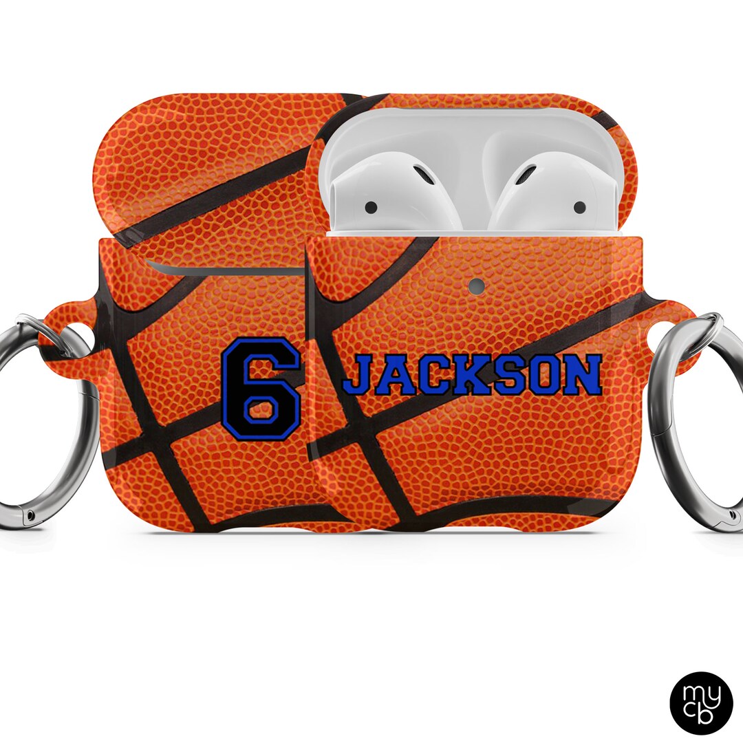 Basketball AirPod Case With Name and Number, Great for Basketball