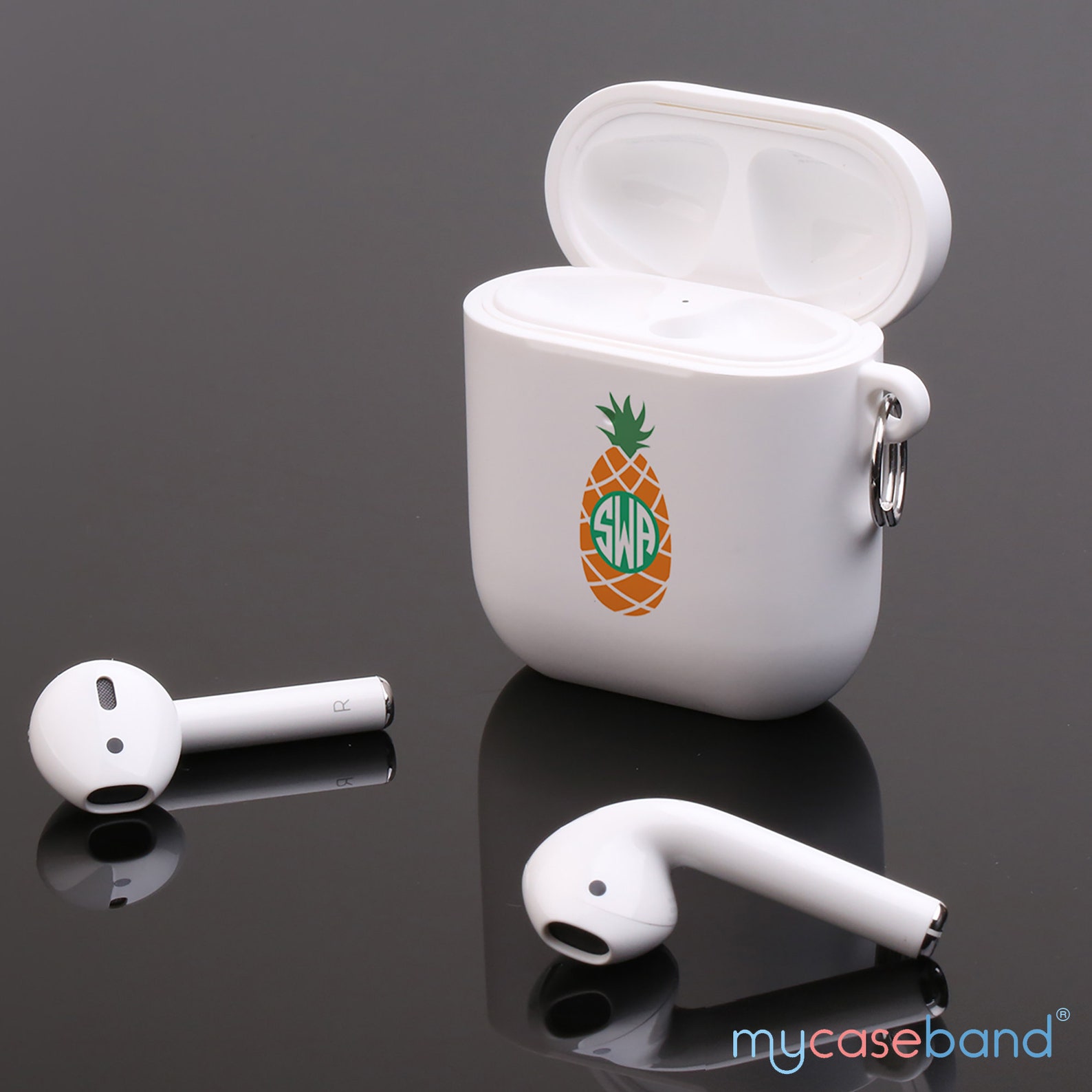 Airpod Case With Pineapple Personalized With Initials for Etsy