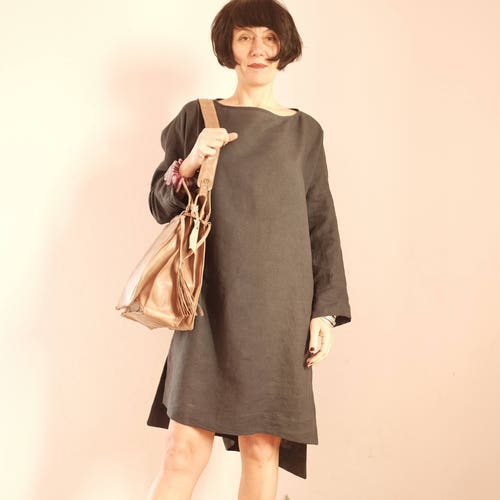 linen-dress-plus-size-clothing-linen-tunic-linen-womens-etsy-israel