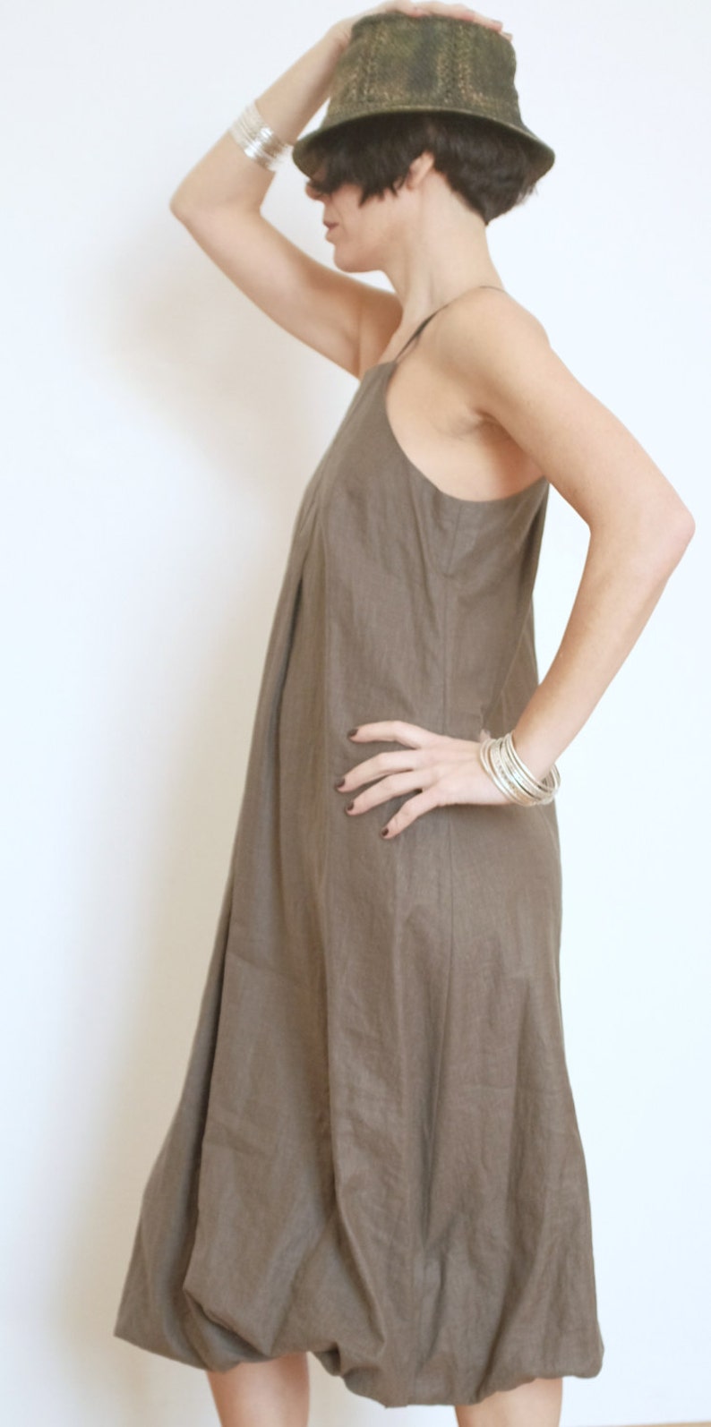 Linen Maxi Dress Linen Womens Clothing Olive Green Dress Etsy