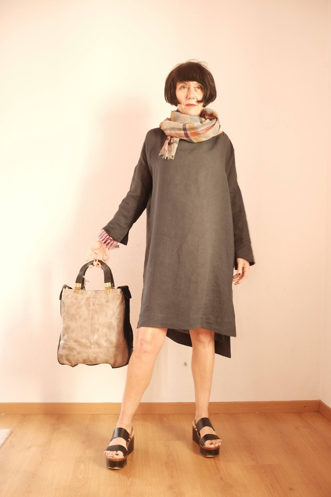 Giacca Crop In Lana E Cachemire, Grigio Medio | Max Mara - Foto 2