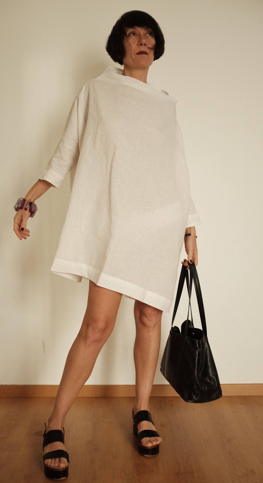 Plus Size Linen Linen Tunic Plus Size Clothing Linen Dress Linen Womens ...