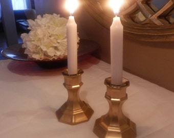 6 wedding centerpiece, wedding gold candlesticks , gold wedding decorations