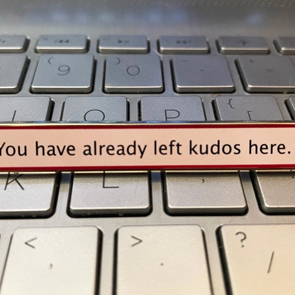 Fanfiction After Dark Kudos Here Hard Enamel Pin