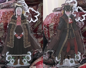 Bloodborne Doll Lady Maria Double Sided Acrylic Charm
