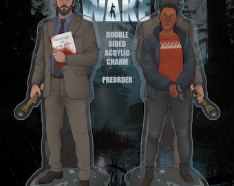 Alan Wake Saga Anderson Double Sided Acrylic Charm