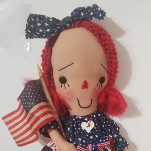 Primitive Americana Raggedy Doll