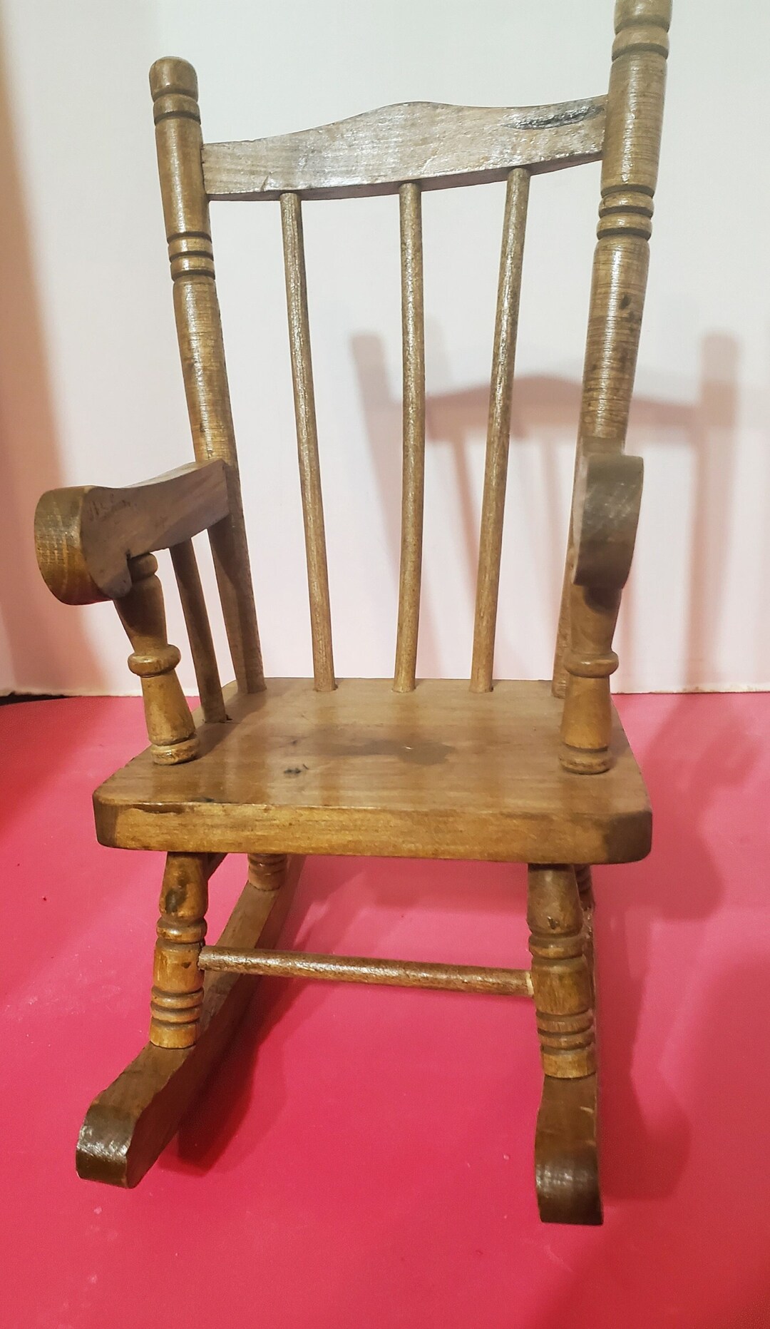 Small Wood Rocking Chair Etsy