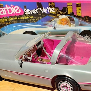 VINTAGE BARBIEs Silver &#39;vette, (Spa SOLD), Trunk and Dream Bed. Select in &quot;Variations&quot; section below: