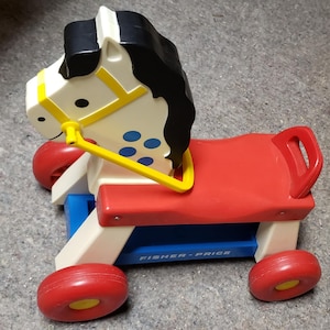 Vtg FISHER PRICE Riding Horse for Toddlers