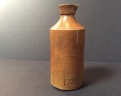 Antique Stoneware Ink Bottle P J Arnold London Denby Pottery