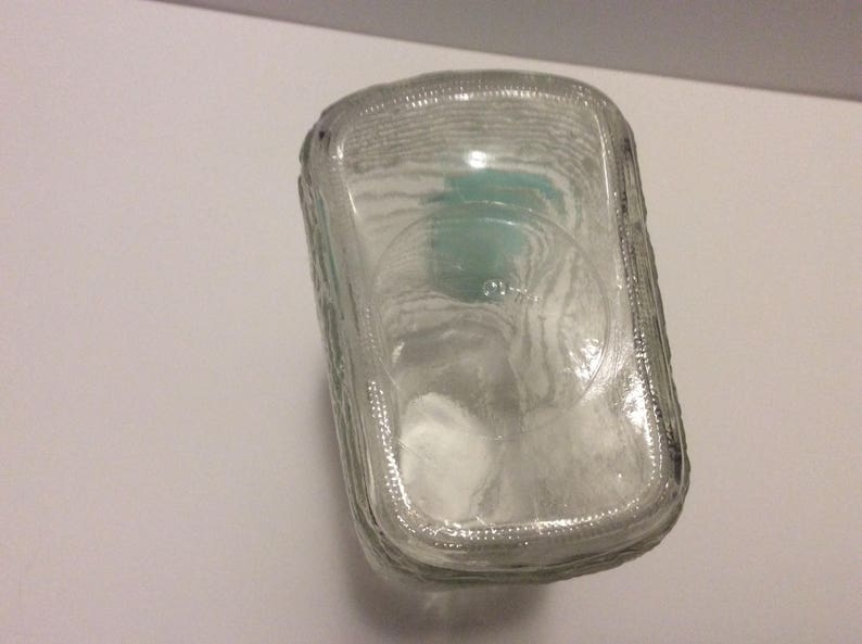 Vintage Glass Refrigerator Water Bottle Jug Mid Century