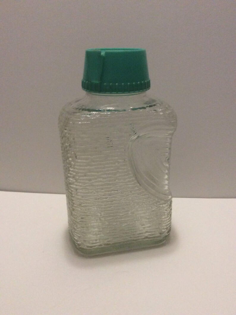 Vintage Glass Refrigerator Water Bottle Jug Mid Century