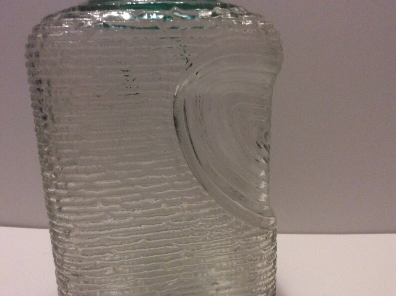 Vintage Glass Refrigerator Water Bottle Jug Mid Century