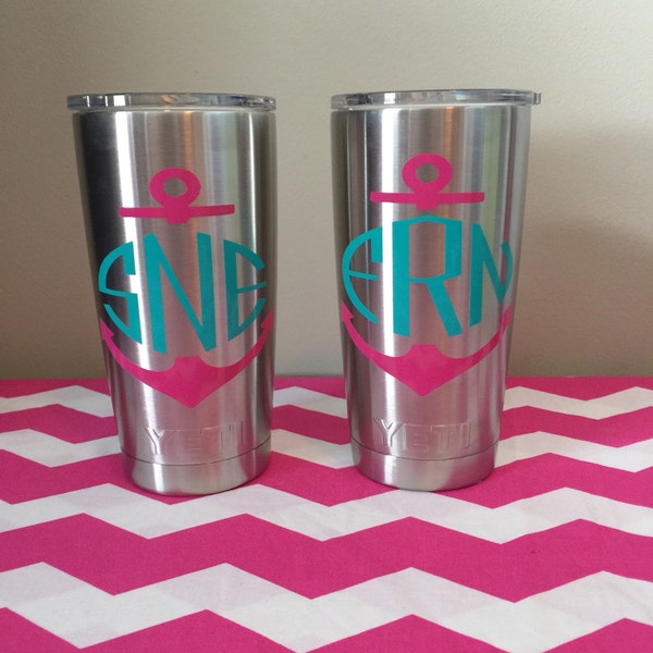 Monogrammed YETI CUPS