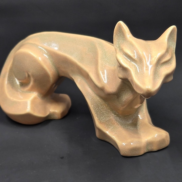 Vintage Stylized Fox Figurine by Ceramic Arts Studio #469
