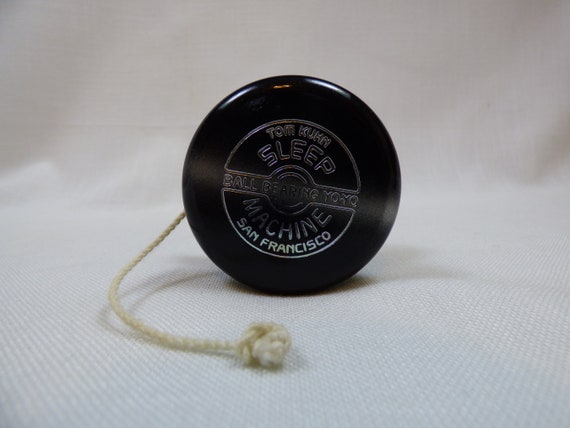 Tom Kuhn Sleep Machine Black & Silver Maple Ball-bearing Yo-yo - Etsy