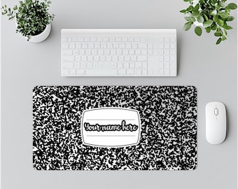 Teacher Desk Mat, Neoprene Computer Deskpad, 14x24, Teacher Gift