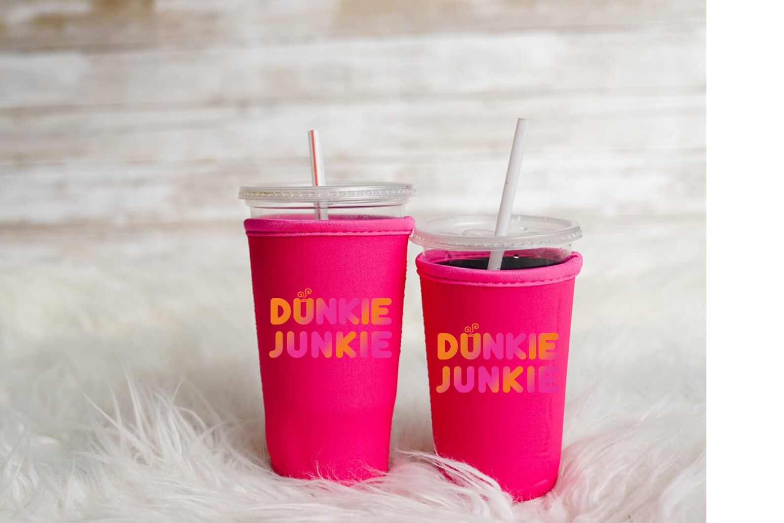 Dunkie Junkie Iced Coffee Sleeve Iced Coffee Holder Iced Etsy