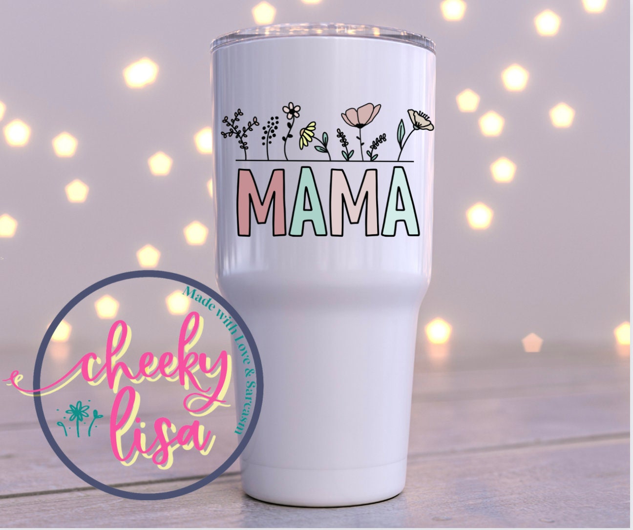 Personalized Tumbler, MAMA 30 oz Tumbler, Stainless Steel Insulated Tumbler, Funny Tumbler Cup, Mother's Day gift for her, first time mama
