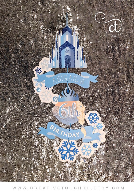 Frozen 2 Welcome Sign Hanging Door Sign Birthday Party