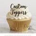Princess Cupcake Toppers, Superhero Cupcake Toppers, Custom Cupcake Toppers, Cake Pop Toppers, Just about any theme Toppers!