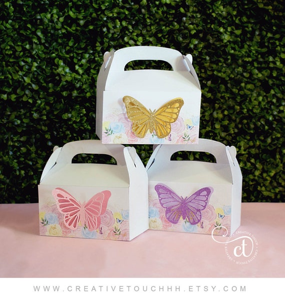 Butterfly Favor Bags, Gable Box Surprise Il_570xn
