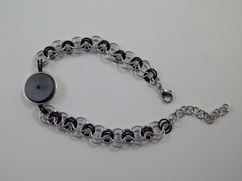 Golf Ball Marker Ankle Bracelet, Golf Accessories, Golf Jewelry, Black