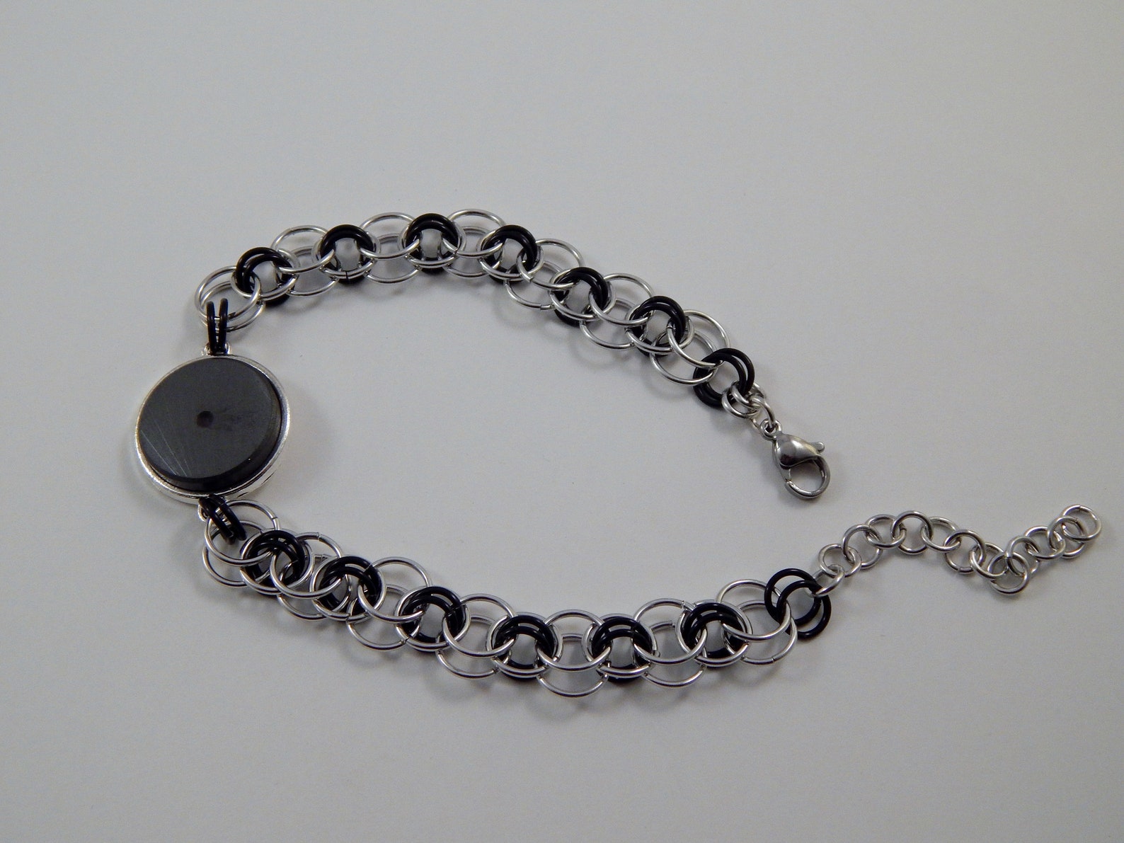 Golf Ball Marker Ankle Bracelet, Golf Accessories, Golf Jewelry, Black