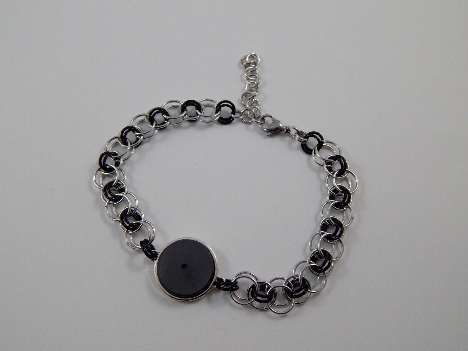 Golf Ball Marker Ankle Bracelet, Golf Accessories, Golf Jewelry, Black