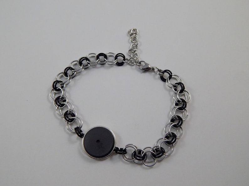 Golf Ball Marker Ankle Bracelet, Golf Accessories, Golf Jewelry, Black