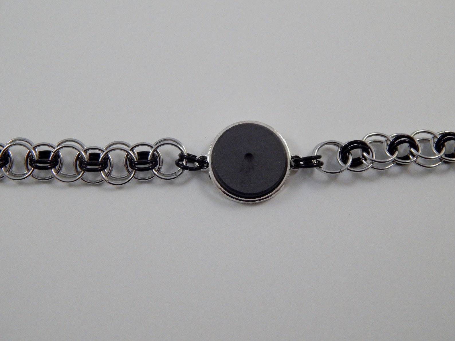 Golf Ball Marker Ankle Bracelet, Golf Accessories, Golf Jewelry, Black