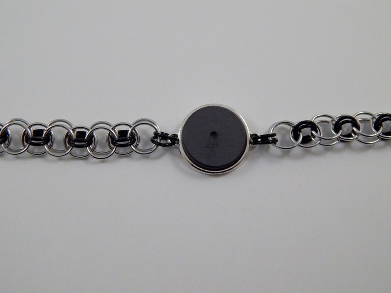 Golf Ball Marker Ankle Bracelet, Golf Accessories, Golf Jewelry, Black