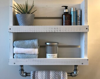 towel shelf etsy