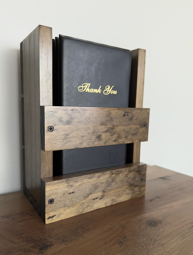 Check Presenter Wall Mounted Holder Restaurant Storage for Etsy