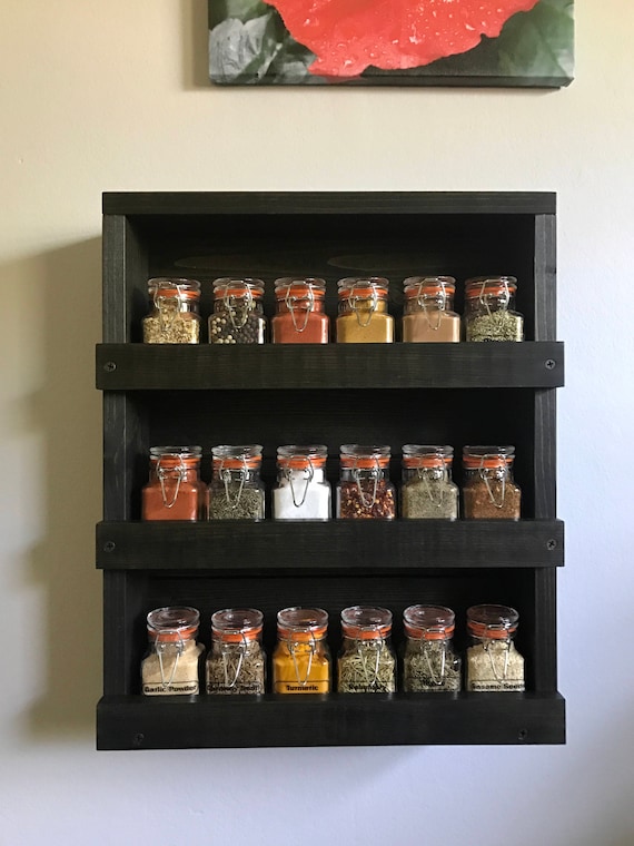 Spice Rack Wall Mounted Spice Shelves Kitchen Spice