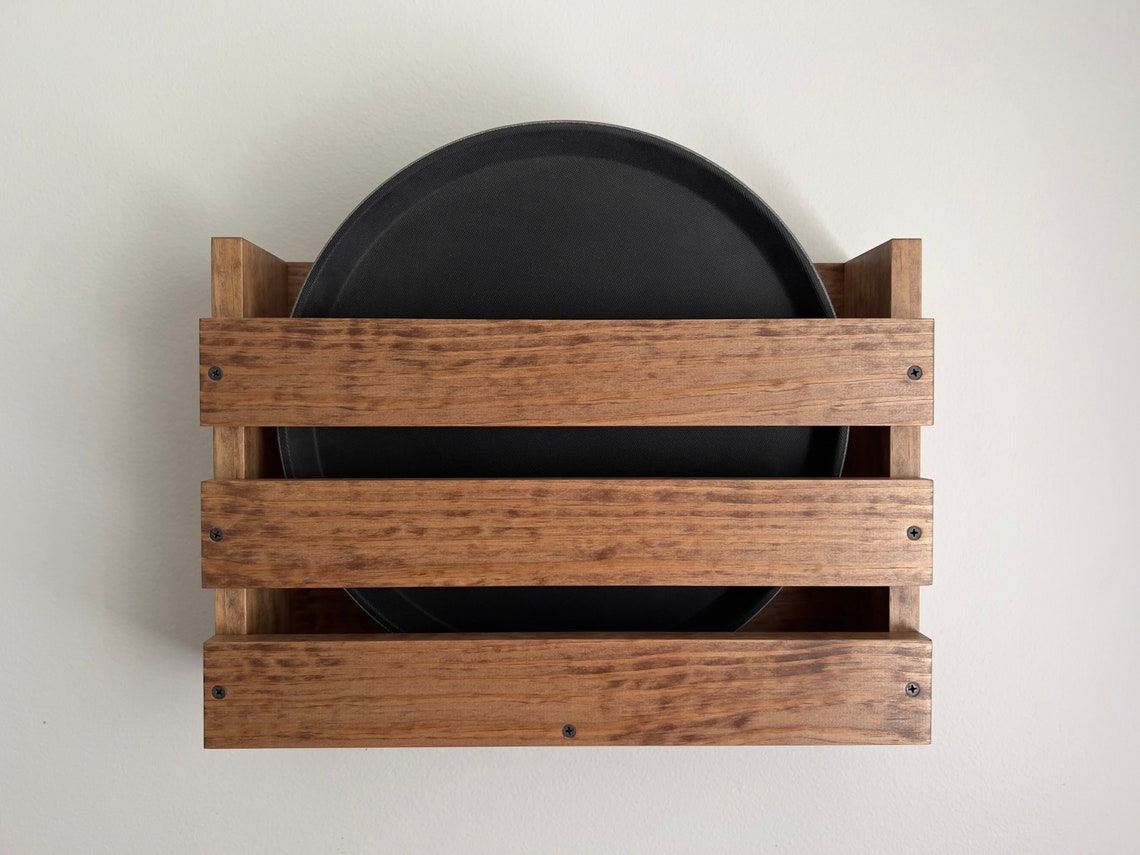Serving Trays Holder Wall Mounted Tray Storage for Etsy