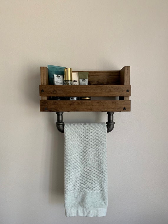 small bathroom shelf unit