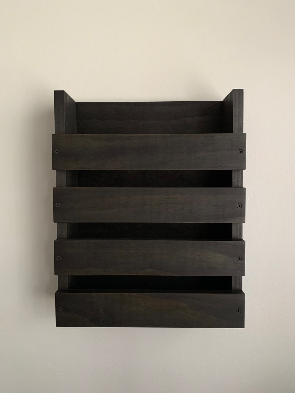 Restaurant Menu Holder Wall Mounted Menu Storage Wood Menu Etsy