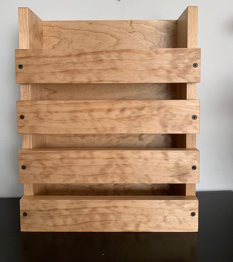 Restaurant Menu Holder Wall Mounted Menu Storage Wood Menu Etsy