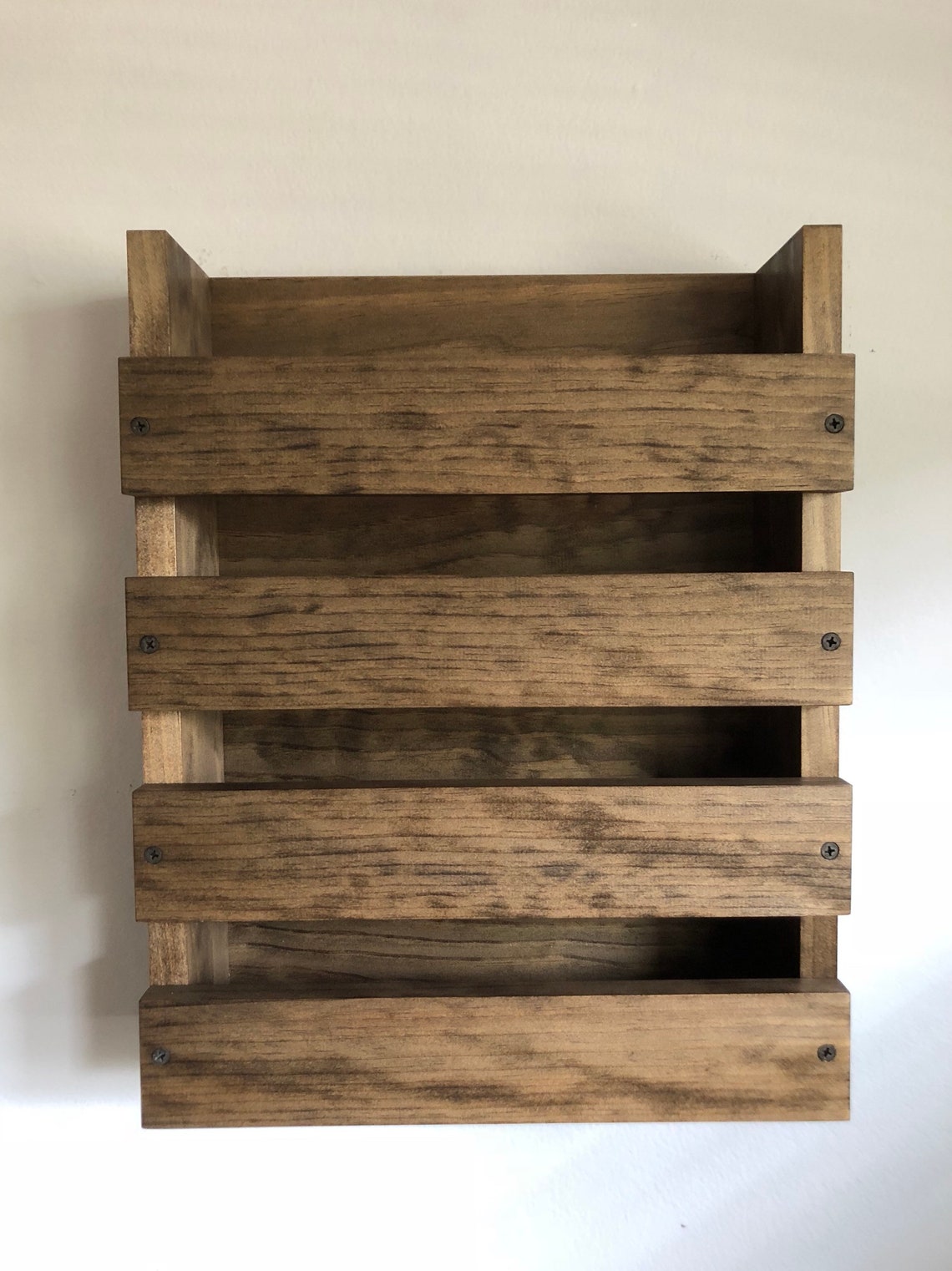 Restaurant Menu Rack Wall Mounted Menu Storage Wood Menu Etsy